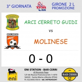 3° Giornata Promozione 2 Girone L - Asd MOLINESE sito ufficiale   