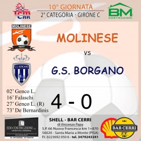 10° Giornata - Asd MOLINESE sito ufficiale   