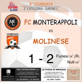 4° Giornata Stagione 2024-25 - Asd MOLINESE sito ufficiale   