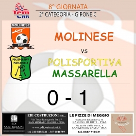 8° Giornata Stagione 2024-25 - Asd MOLINESE sito ufficiale   