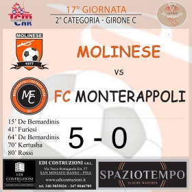 17° Giornata Stagione 2024-25 - Asd MOLINESE sito ufficiale   