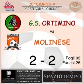 20° Giornata Stagione 2024-25 - Asd MOLINESE sito ufficiale   