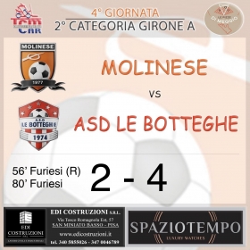 4° Giornata - Asd MOLINESE sito ufficiale   