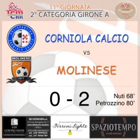 11° Giornata - Asd MOLINESE sito ufficiale   