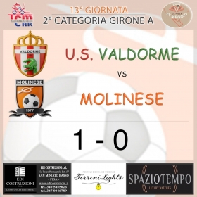 13° Giornata - Asd MOLINESE sito ufficiale   