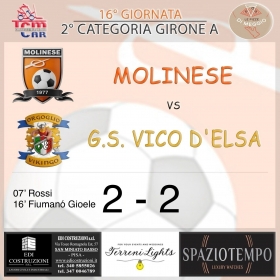 16° Giornata - Asd MOLINESE sito ufficiale   