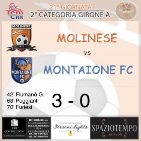 21° Giornata - Asd MOLINESE sito ufficiale   