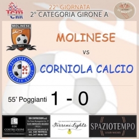 22° Giornata - Asd MOLINESE sito ufficiale   