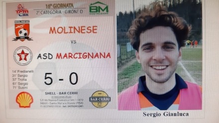 16° Giornata girone D - Asd MOLINESE sito ufficiale   